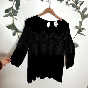 Knox Rose Black Blouse